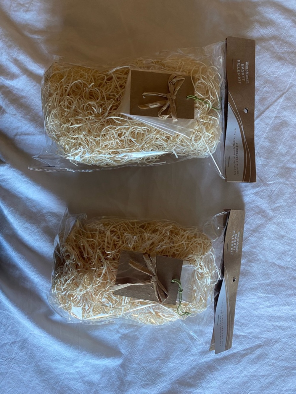 Cost Plus World Market Natural Raffia Basket Filler - Beige